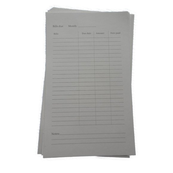 8 Cash Envelopes Budgeting System Laminated Set + bills due slips, affirmations - Picture 6 of 8